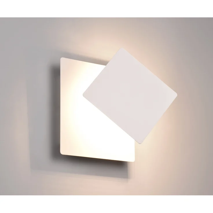 Trio Leuchten LED Wandleuchte Mio 6W warmweiß weiß matt Metall – Bild 1
