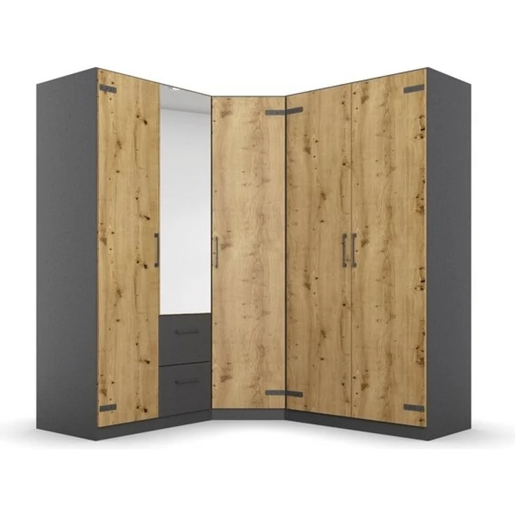 rauch Schrank-Set Holmes, mit Applikationen "Industrial Style" – Bild 4