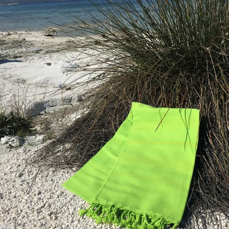 Mijolnir 'Sultan - Green' Fouta (Strandtuch), Grün, 95 x 175 cm – Bild 4