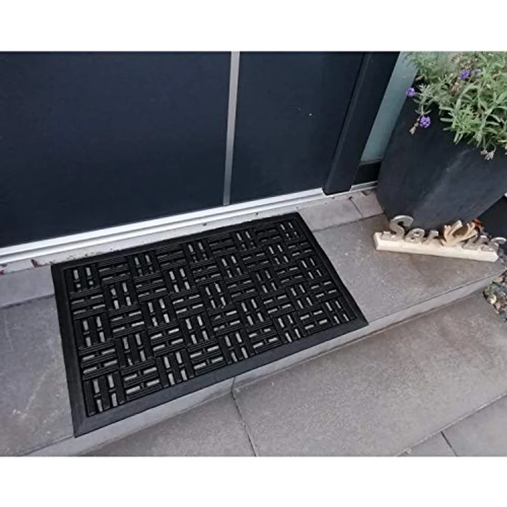 DILUMA Fußmatte Türmatte Matador 75x45 cm Robuste Outdoor Schmutzfangmatte aus Gummi, rechteckig, Wetterfest, rutschfest, pflegeleicht, strapazierfähig – Bild 7