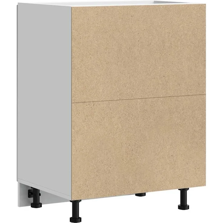 Küchenunterschrank THEO Weiß 60x46x81,5 cm | Küche Unterschrank mit Türen – Bild 8