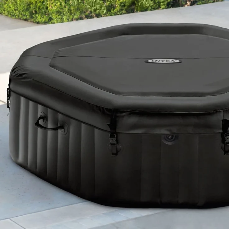 Intex Pure Spa Octagon Bubble Jet mit Salzwassersystem Ø201x71 cm Außenwhirlpools – Bild 2