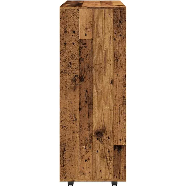 vidaXL Kleiderständer Altholz-Optik 80x40x110 cm Holzwerkstoff 856668 – Bild 5