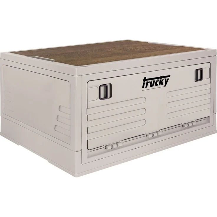 Trucky Faltbox Storage Box Camping Klappbox Klappkiste faltbar Beige Auswahl – Bild 1