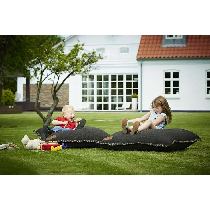 Outdoor Kindersitzsack SQUAREit Cobana Junior Schwarz – Bild 5