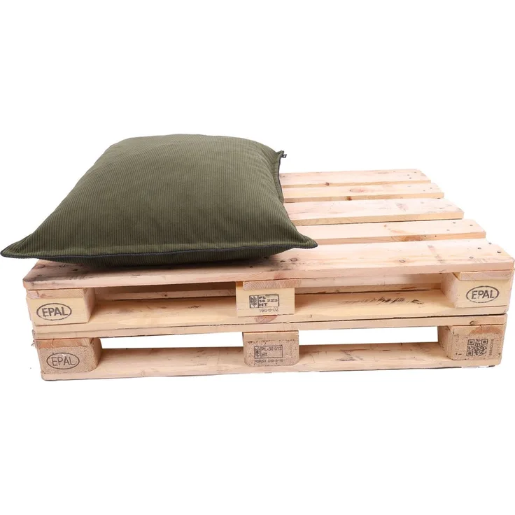 TexDeko Palettenkissen TexDeko Cord Halbes Palettenkissen für Palettensofa wasserabweisend, Premium-Qualität, Cord 60x80x18cm gepolstert In- & Outdoor