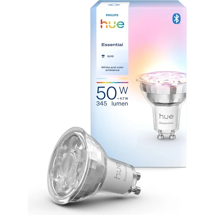 Philips Hue Essential White & Cool Amb. 345 GU10 1P EU