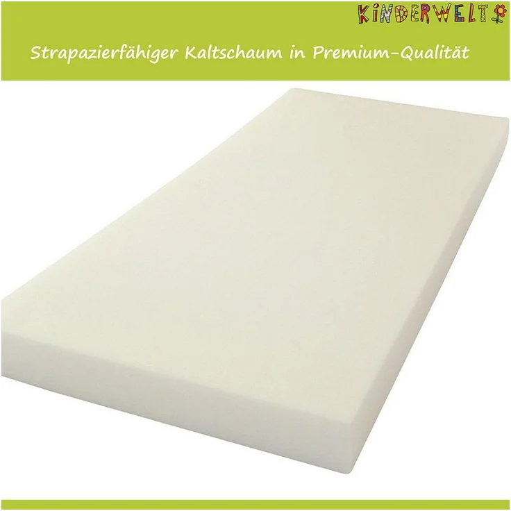 KiNDERWELT Polsterauflage Platte aus hochwertigem Kaltschaum 60 x 40 x 6 cm – Bild 3