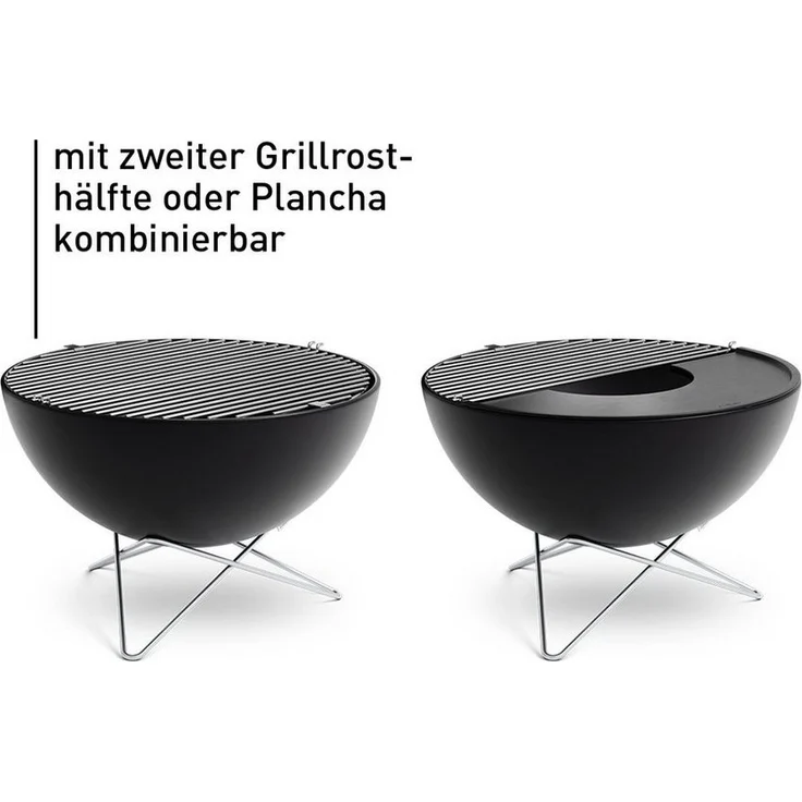 Höfats Grillrost rund, Edelstahl silber, für BOWL 57, 70 – Bild 2