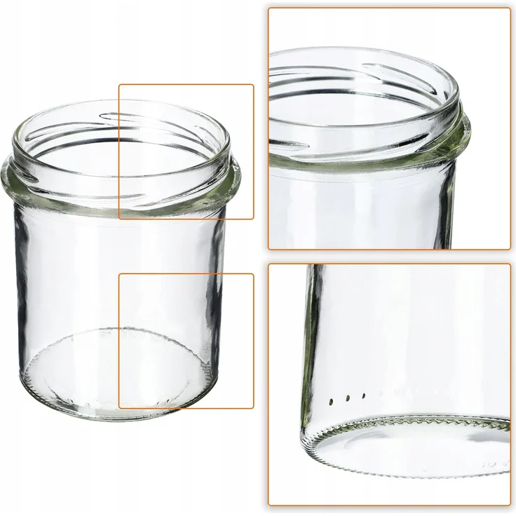 KADAX 10x Glas 350 ml für Marmelade, Honig, Fleischkapseln Fi82 – Bild 2