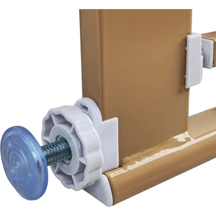 Absperrgitter Treppenschutzgitter beige für 75-85cm Durchgang 77cm Hoch – Bild 6