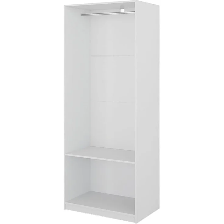 Kleiderschrank Elmo Weiß 80 x 200 cm Vicco – Bild 1