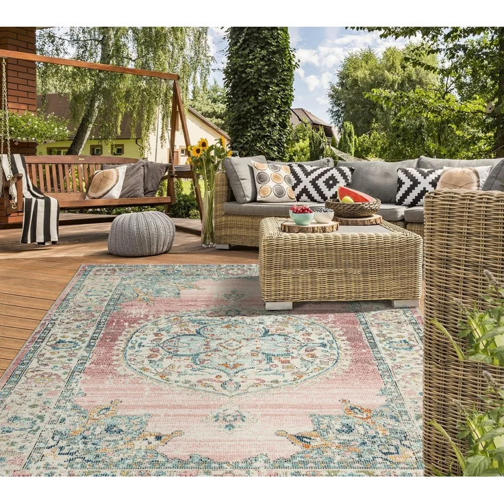 the carpet Teppich Palma, rechteckig, Höhe: 4 mm, Outdoor moderner robuster In und Outdoor Teppich – Bild 1