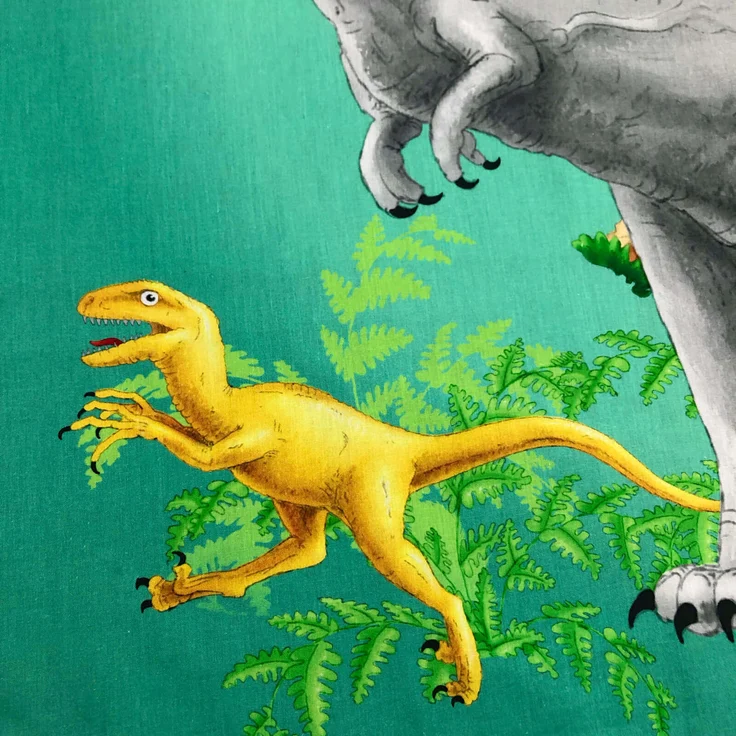 Dino Grün Bettwäsche Digitaldruck ESPiCO Sleep and Dream 135 x 200 + 80 x 80 cm – Bild 6