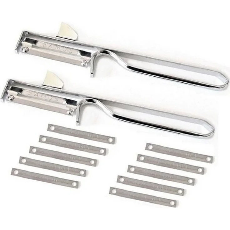 FAMOS | Doppelschäler Set | inklusive Ersatzklingen | effiziente Schäler für makellose Ergebnisse | langlebig & praktisch – Bild 2