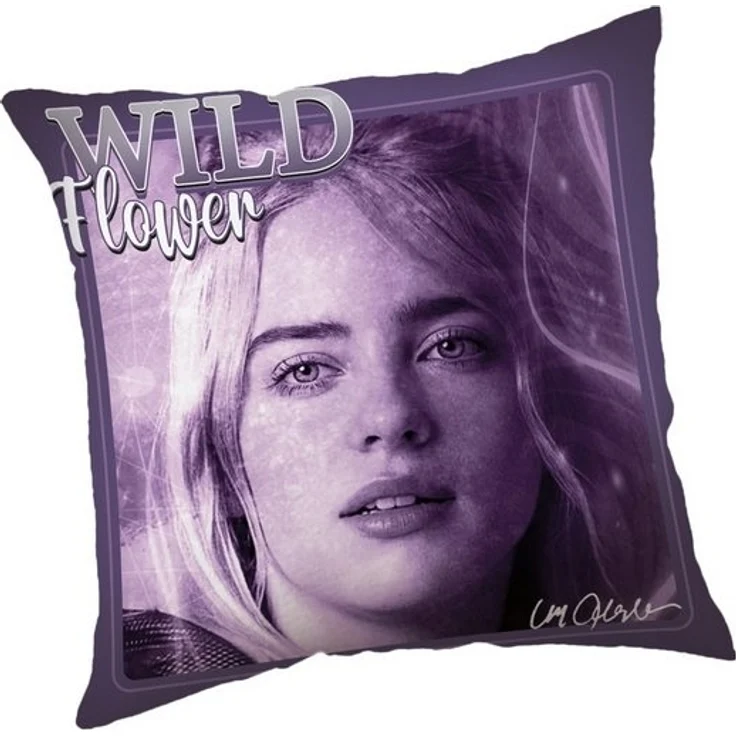 Billie Eilish Kopfkissen (1 Stück) Premium Dekokissen mit beidseitigem Digitaldruck – Bild 2