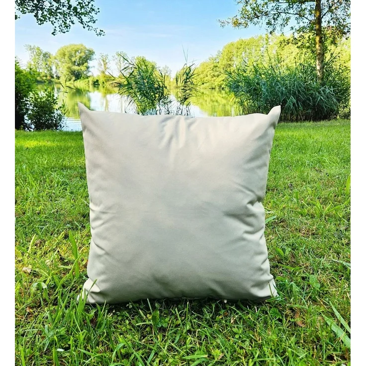 JACK Kissenbezüge 2er Set 50x50cm Outdoor Wasserfest, (2 Stück), 2x Kissenhülle, strapazierfähig, wasserabweisend, Innen & Außen – Bild 3
