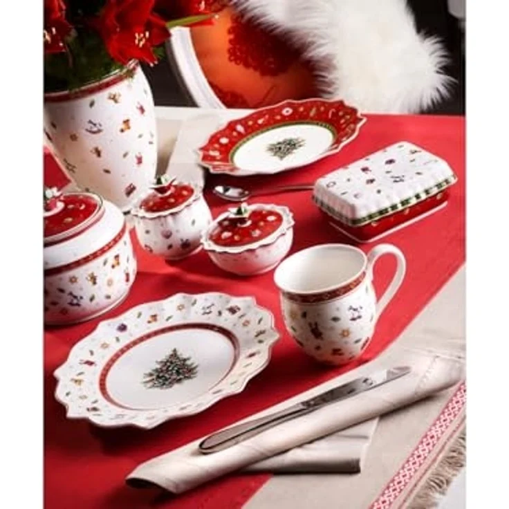 Villeroy & Boch Speiseteller Toy's Delight Frühstücksteller rot 24 cm Set6 – Bild 4