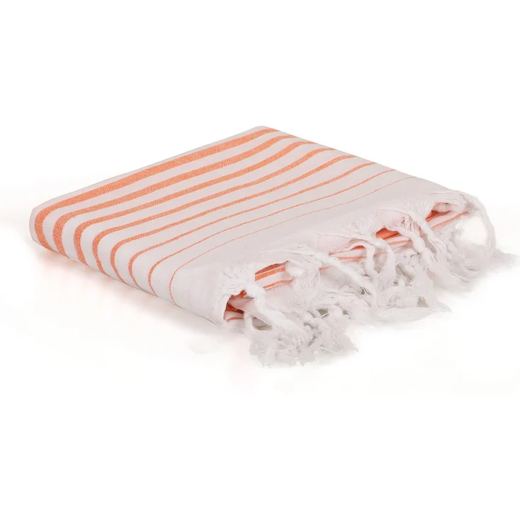 Mijolnir 'Golge - Orange' Fouta (Strandtuch), Orange, 90 x 180 cm – Bild 2