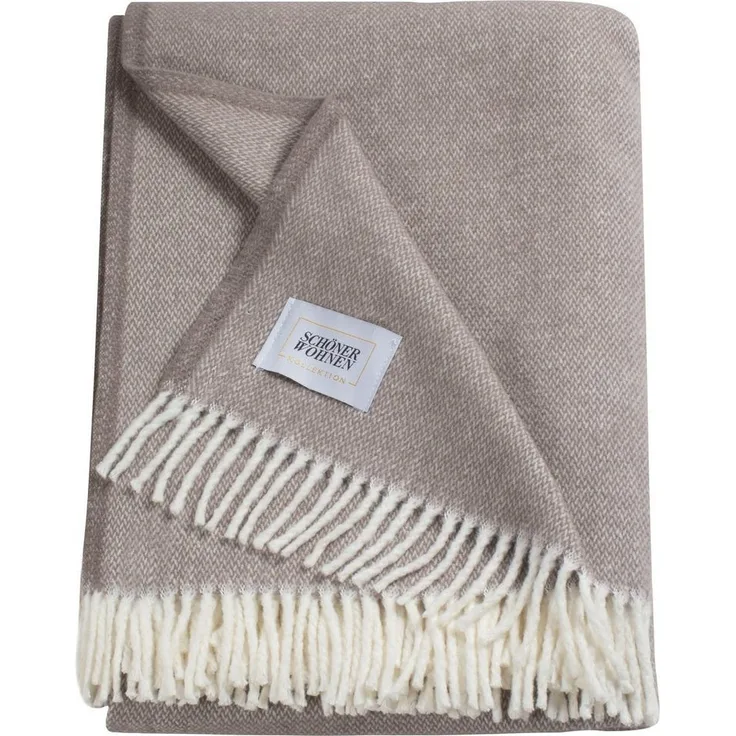 Wohndecke Relax, SCHÖNER WOHNEN-Kollektion, mit Fransen, Kuscheldecke