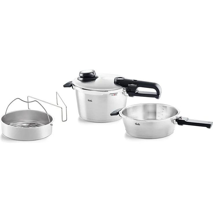 Fissler Vitavit® Premium Schnellkochtopf-Set 2-tlg. 22 cm / 4,5 + 2,5 Liter – Bild 1