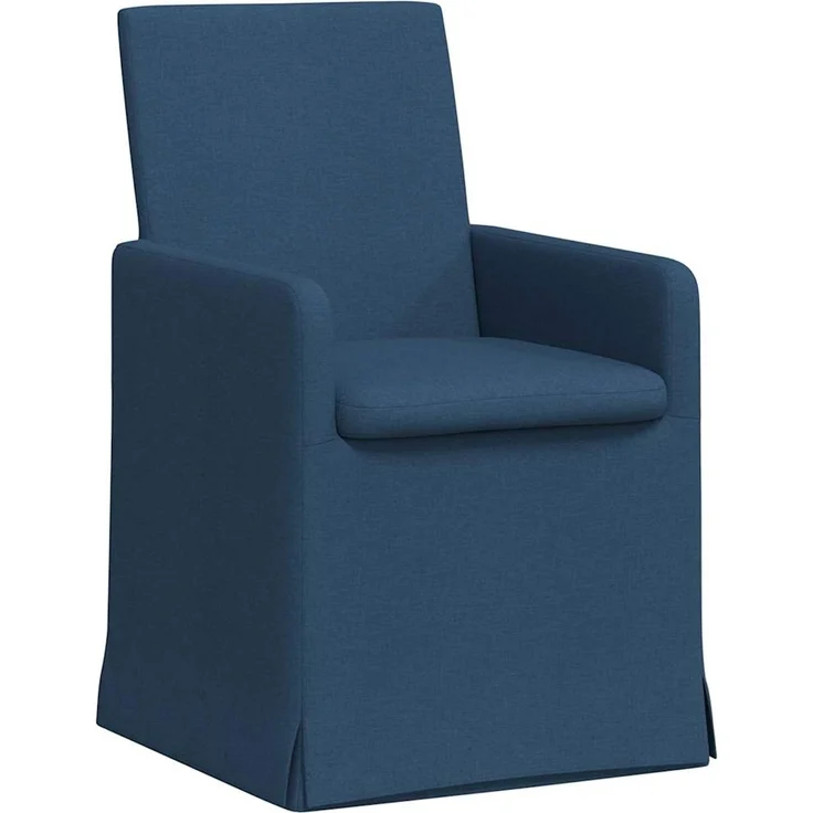 vidaXL Esszimmerstühle 2 pcs Blau 57 x 67 x 95 cm Stoff 42017911 – Bild 1