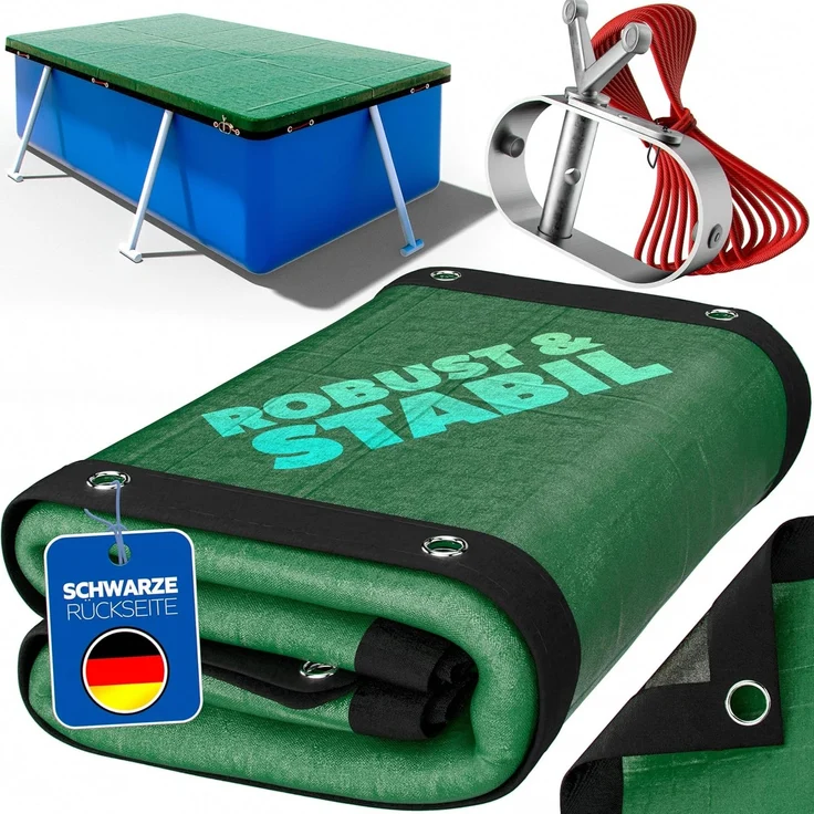 Winterplane Basic rund [Ø 360 cm | 110g/m²] – Bild 1