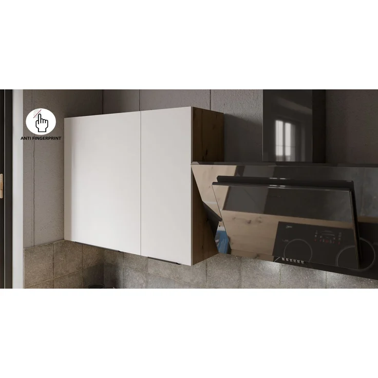 Winkelküche ARIA K-AR ECKE 2 - 250 x 270 cm Anti Fingerprint Küchenzeile Küchenblock Singleküche Einbauküche Küche Eckküche – Bild 6