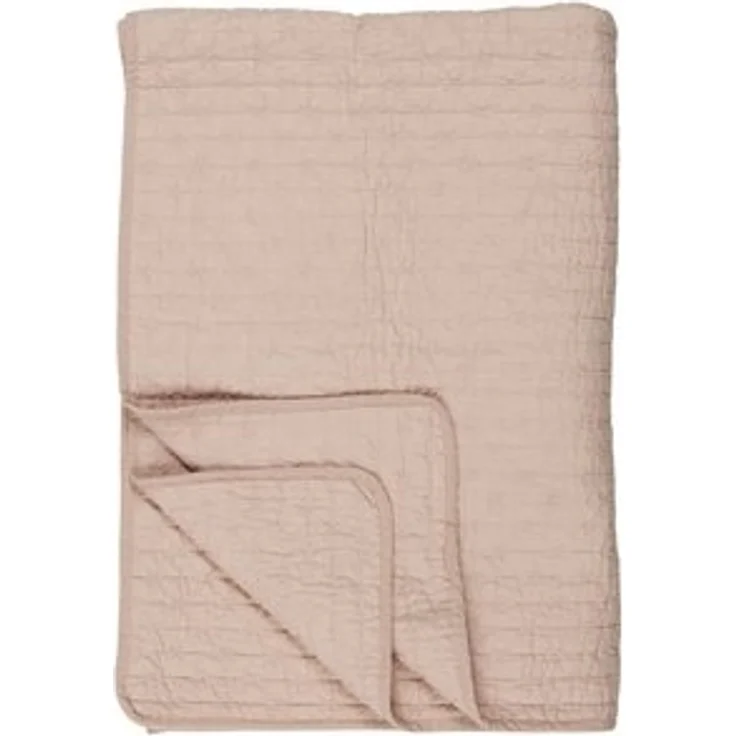 Ib Laursen - Decke Quilt Tagesdecke Überwurf 180x130cm Rosa Kreuzstiche 07961-43 – Bild 6