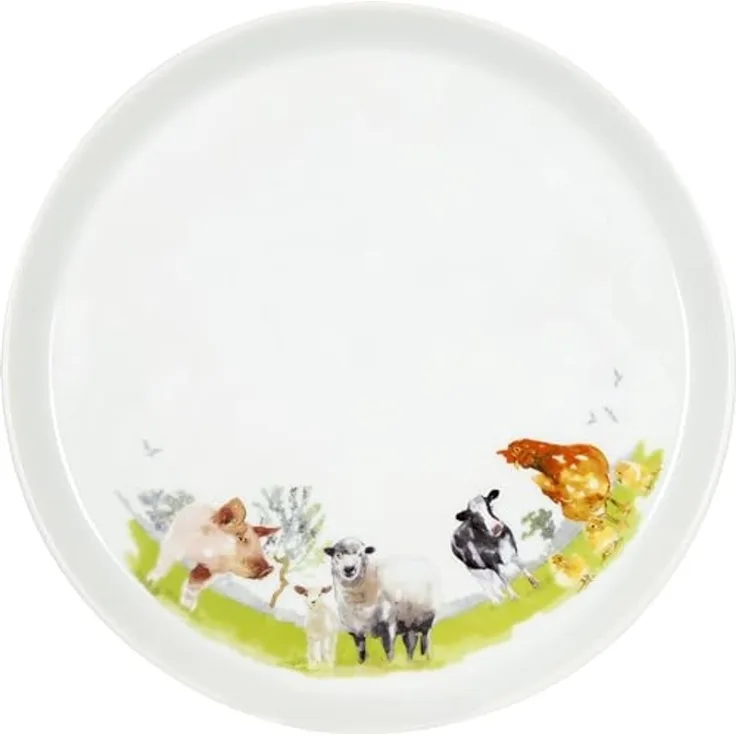 Könitz Teller Coup Farm Animals, Essteller, Speiseteller, Porzellan, Bunt, 20 cm, 11 4 20A 2696