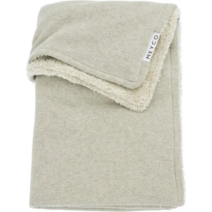 Meyco Knit Basic Bettdecke Forest Green 100x150 cm