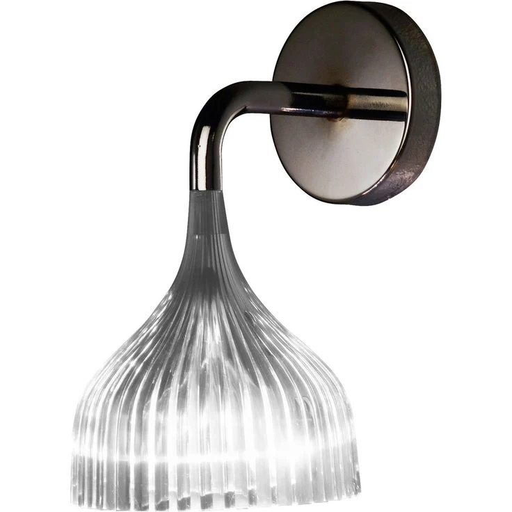 Kartell È, Wandleuchte, Glasklar