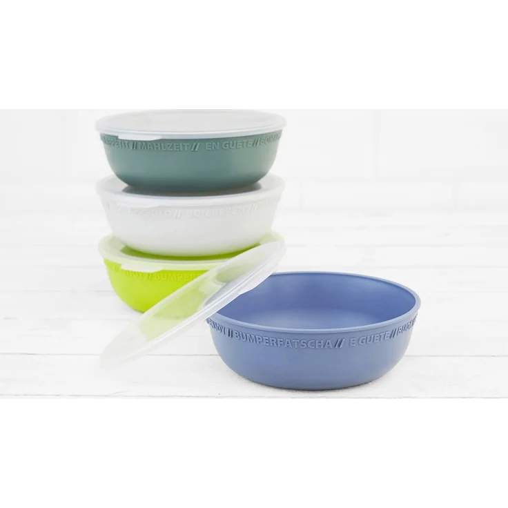 Rotho Schüssel mit Deckel 0,35 L Tresa horizon blau Vorratsdose Frischhaltedose Kühlschankdose – Bild 3