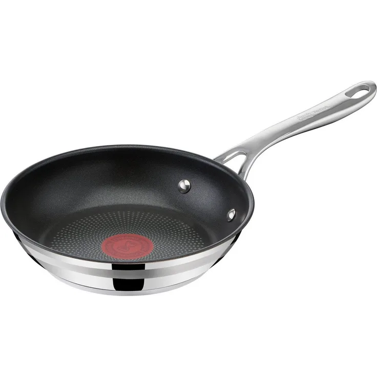 Tefal Bratpfanne Jamie Oliver Cook Smart, Edelstahl (1-tlg), Edelstahl,Antihaftversiegelung,Thermo-Signal,alle Herdarten,Induktion