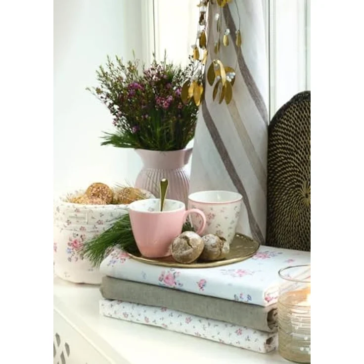 Greengate Tasse Junia Tasse pale pink inside 0,35l, Steingut – Bild 3