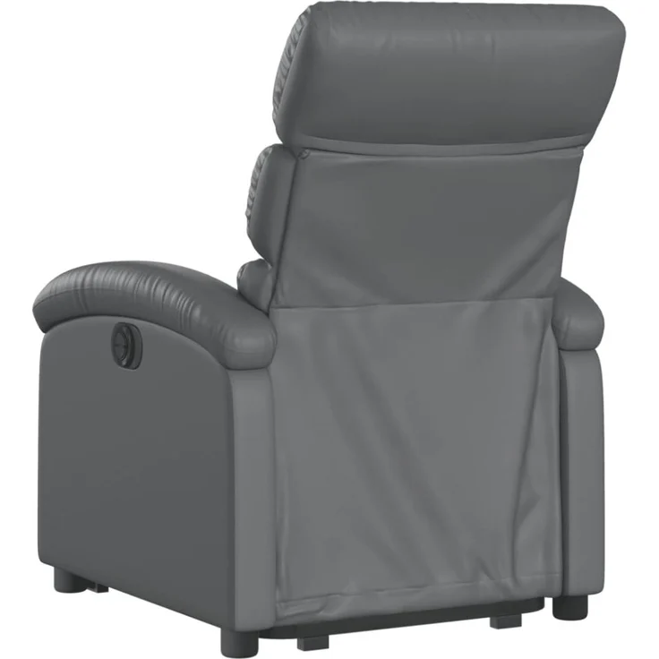 vidaXL Relaxsessel mit Aufstehhilfe Elektrisch Grau Kunstleder 3204057 – Bild 12