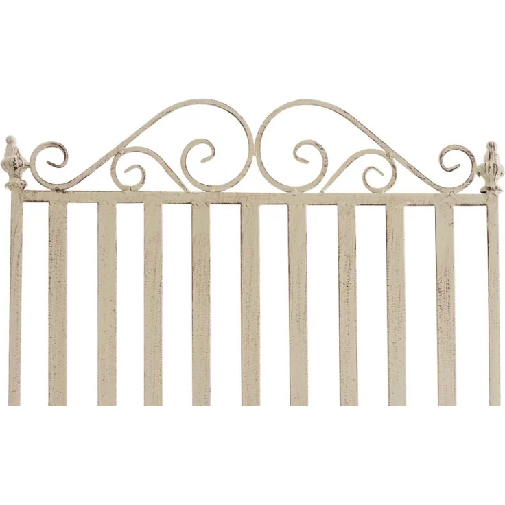 Schaukelstuhl ANNA 2er Set Antik Outdoor - 56x90x94cm, Metall, Antik-Creme | Gartenstuhl Liegestuhl Relaxstuhl Garten Terrasse – Bild 6