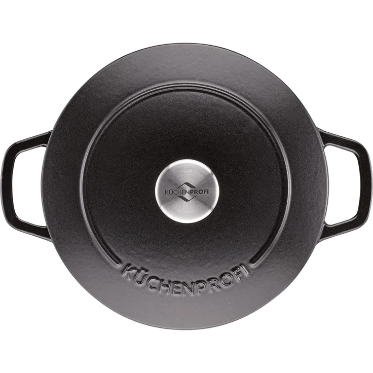 Bratentopf KÜCHENPROFI PROVENCE BHT 31.50x11.50x24 cm schwarz Topf Universaltopf Suppentopf Kochtopf – Bild 2