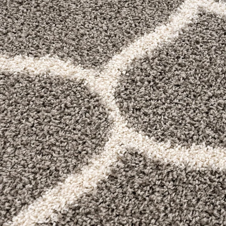 Sanat Hochflor-Teppich Madrid, rund, Höhe: 30 mm, Wohnzimmer, Langflor, Shaggy Teppich – Bild 4