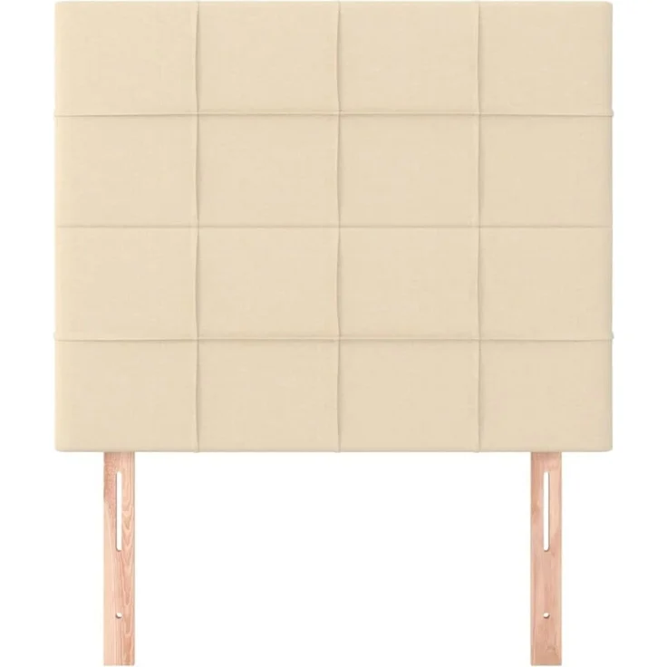 vidaXL Kopfteil Creme 90x5x118/128 cm Stoff (Art-Nr 3116319) – Bild 7