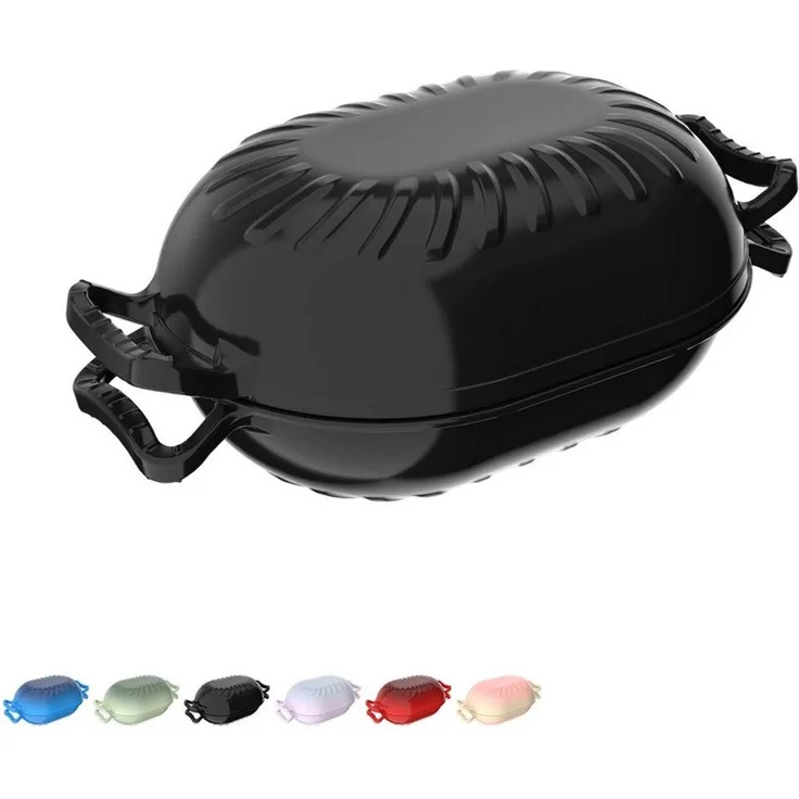VINGLI Kasserolle Gusseisen Topf Dutch Oven Emaillierter Bräter Schmortopf mit Deckel, (Bonbonform 4,7 L), für alle Herdarten & Backofen backfest bis 260 °C