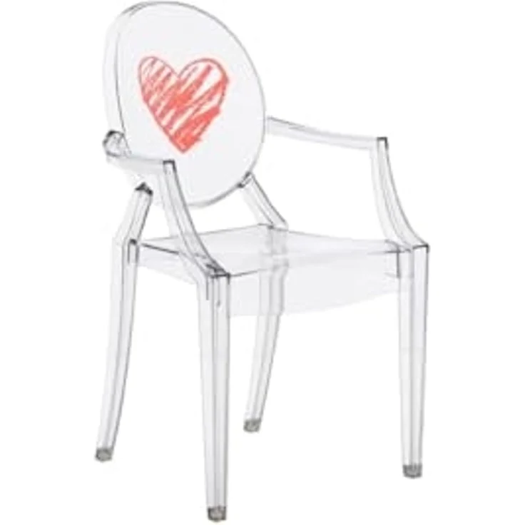 Kartell Loulou Ghost Kinderstuhl, Polykarbonat, transparent, 37 x 40 x 63 cm – Bild 7