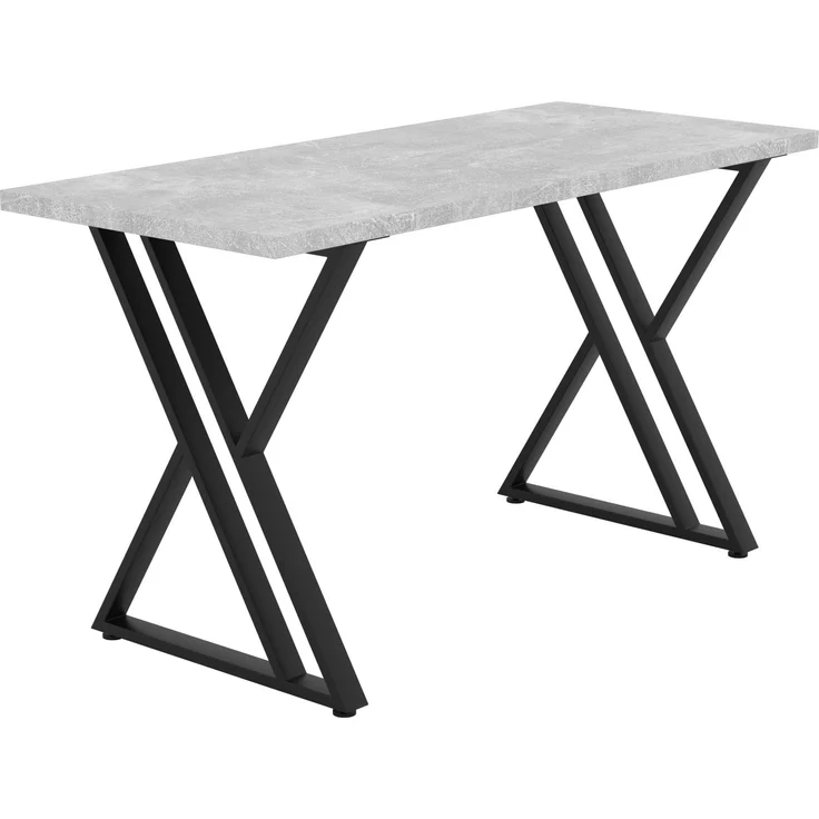 Shefa Esstisch New York 120 cm Beton-Optik Grau Modern – Bild 3