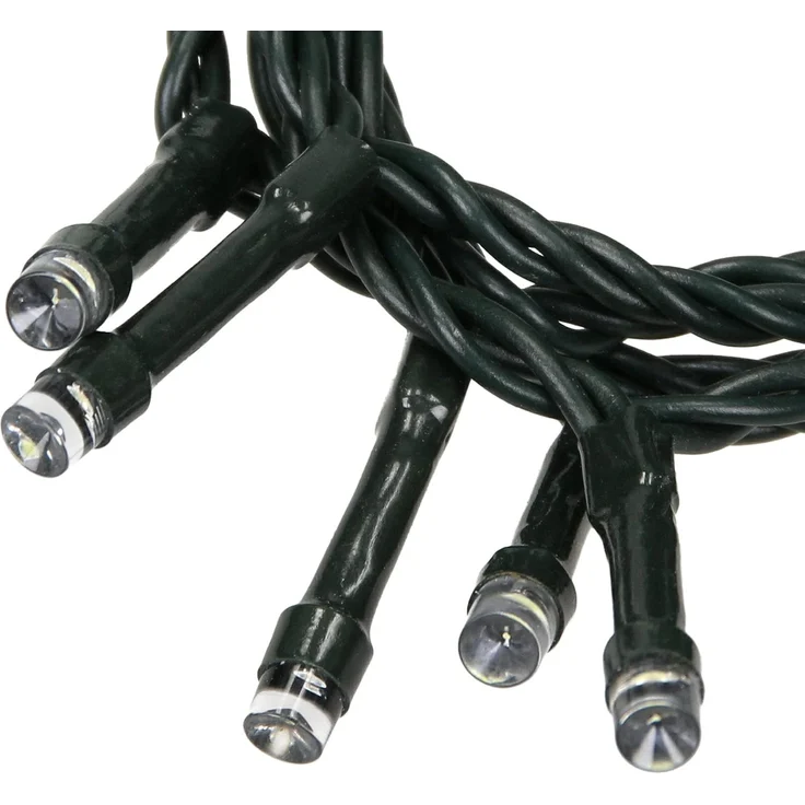 ECD Germany LED Cluster Lichterkette 11m Länge, 560 LEDs, Extra Warmweiß, 3m Stromkabel, IP44, Clusterlichterkette Büschellichterkette für Weihnachten Weihnachtsbaum Weihnachtsbeleuchtung, Innen/Außen – Bild 3