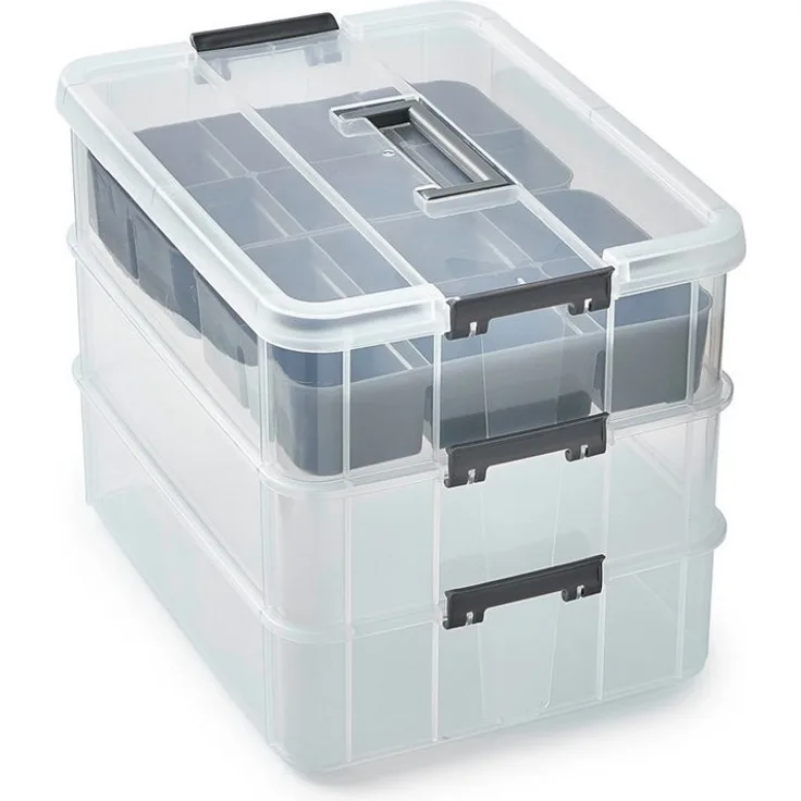 Betty Bossi Aufbewahrungsbox für Medikamente Organizer Kunsstoff Größen M und L (1 St)