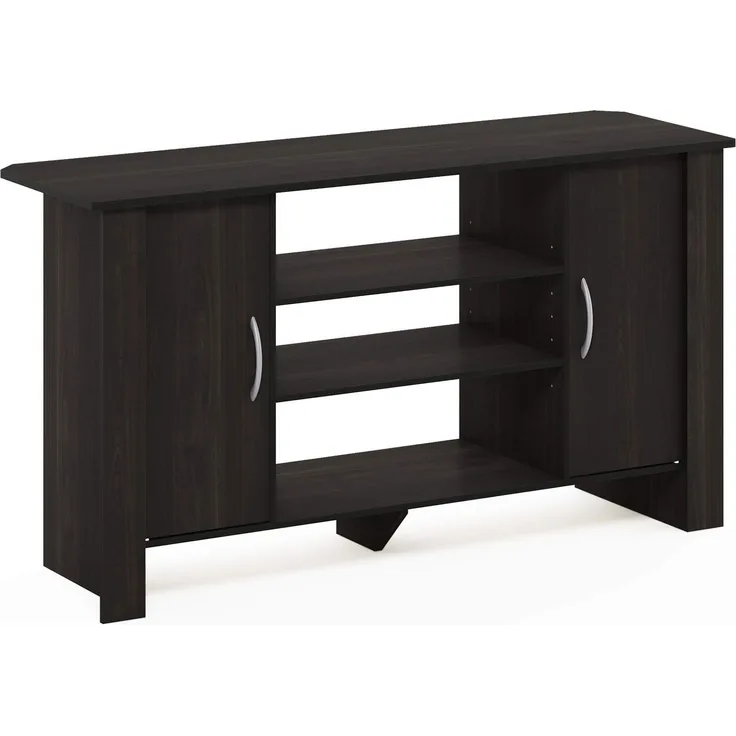 Furinno Econ TV Stand Unterhaltungszentrum, Espresso, 106. 9 (Breite) x 57. 9 (Höhe) x 34. 3 (Tiefe) cm