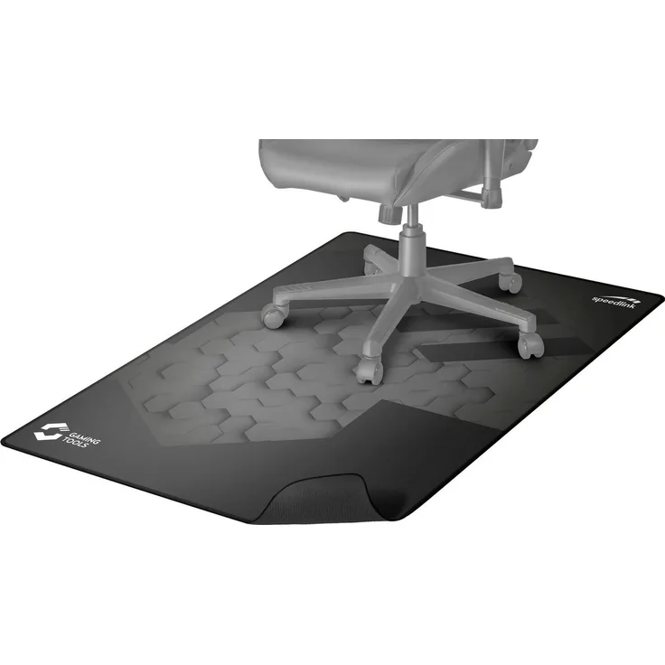 Speedlink Bodenschutzmatte GROUNID Floorpad 2mm, grau, Fußbodenschutz, Unterlage, textile Oberfläche, Anti-Rutsch