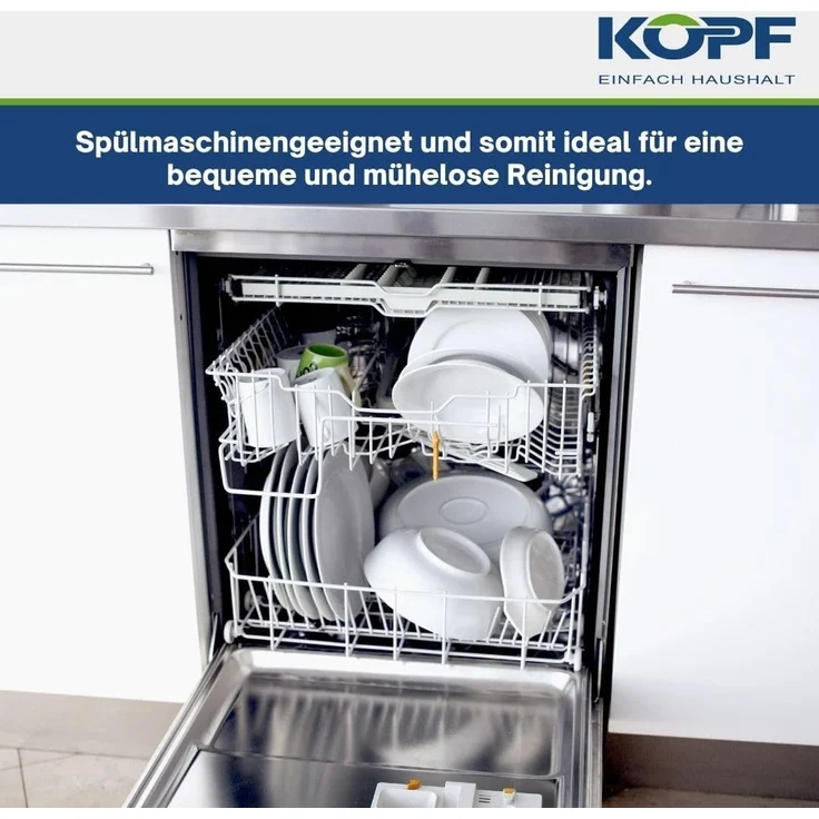Kopf Topf-Set Kochtopfset Stilo, Edelstahl (5-tlg), inkl. 5 Edelstahldeckel, Induktion – Bild 6