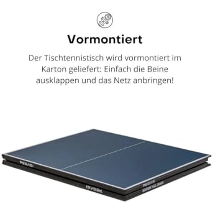 Tischtennisplatte 75% Midi Pegasi Blau Indoor – Bild 5
