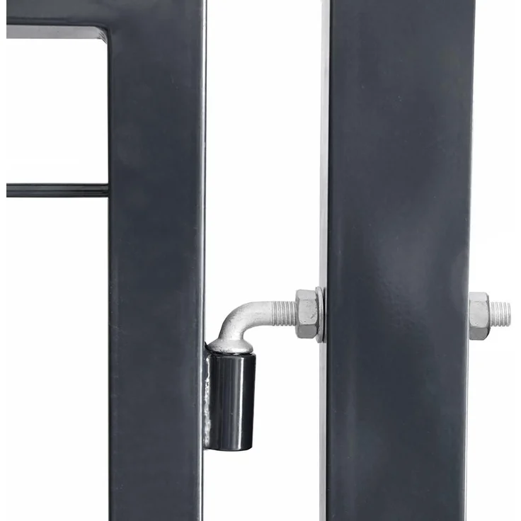 HOME DELUXE Gartentor für Doppelstabmattenzaun PORTARIUS - 160 cm Anthrazit – Bild 3